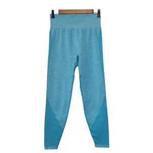 Pink Victoria Secrets Turquoise Seamless Athletic Leggings Size M